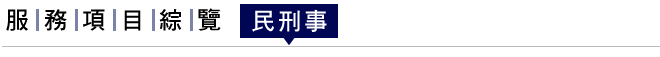 民/刑事服務項目